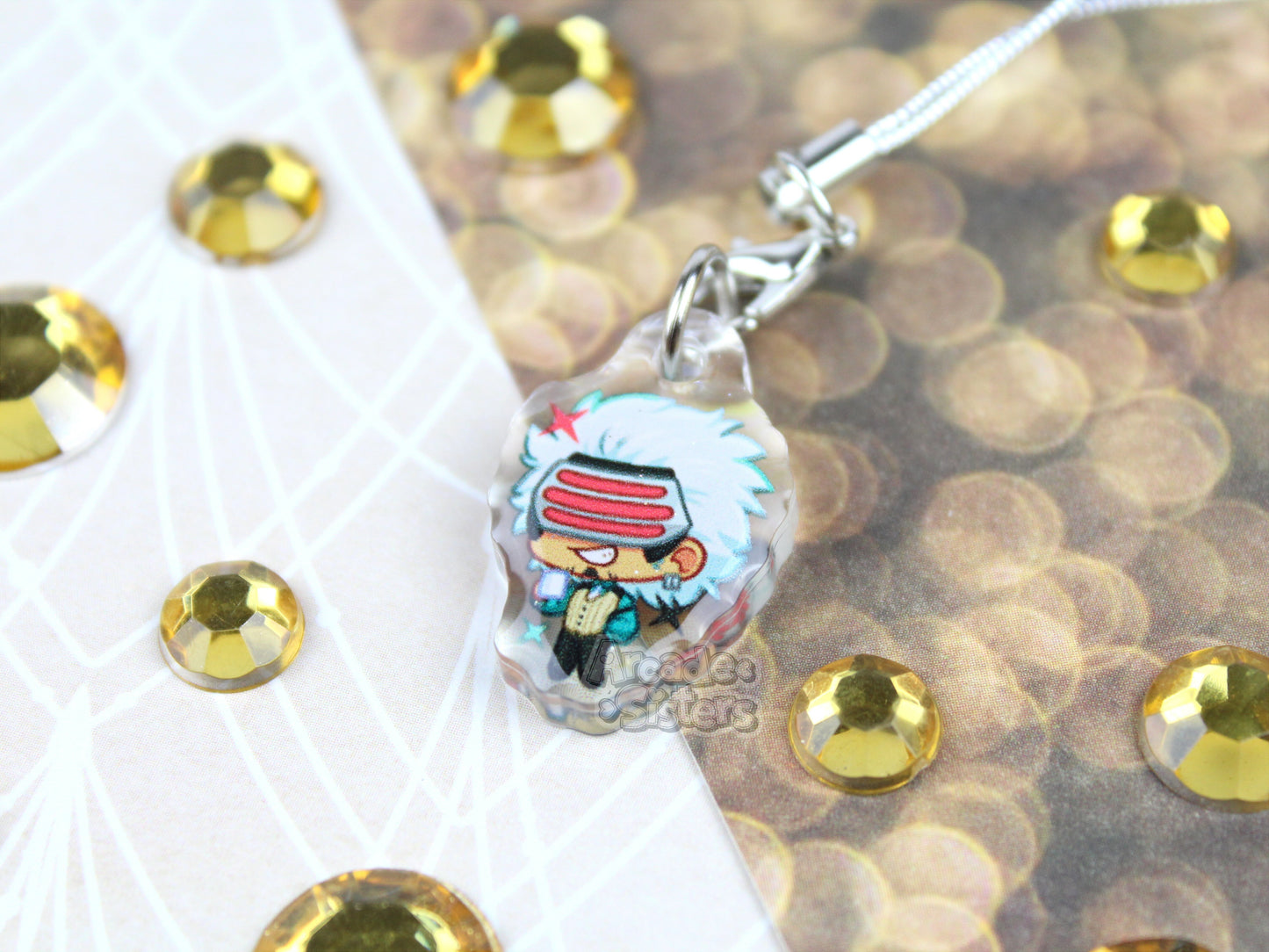Pointing Lawyer Phone Charm