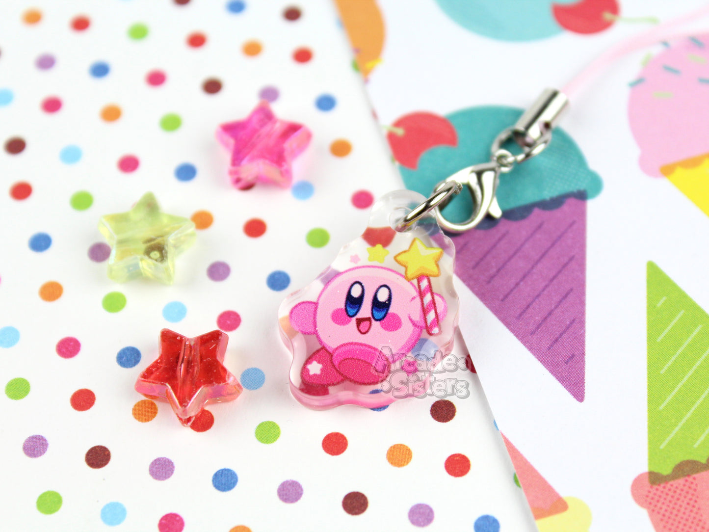 *NEW* Kirby Phone Charm