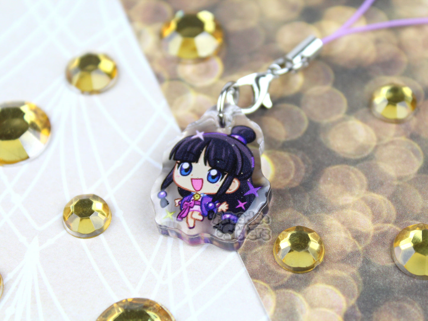 Pointing Lawyer Phone Charm