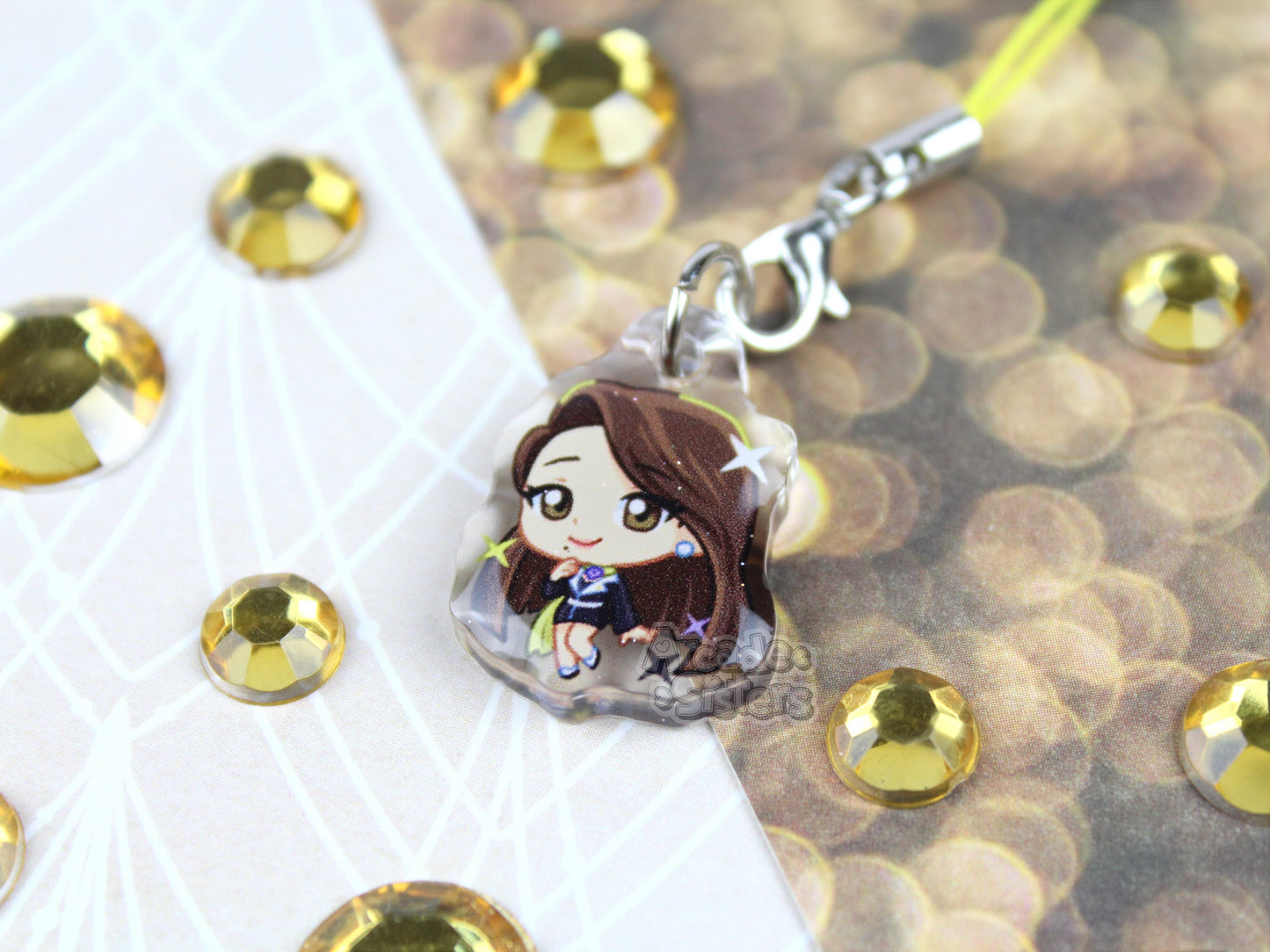Pointing Lawyer Phone Charm