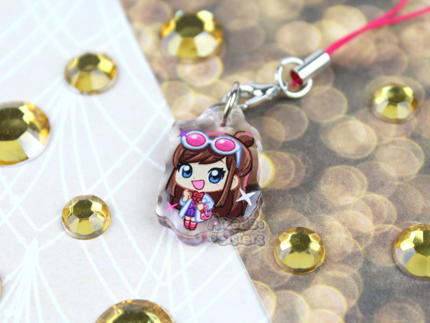 Pointing Lawyer Phone Charm