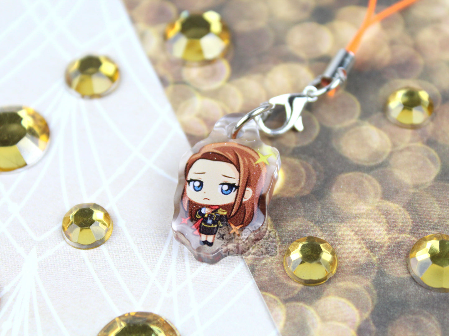 Pointing Lawyer Phone Charm