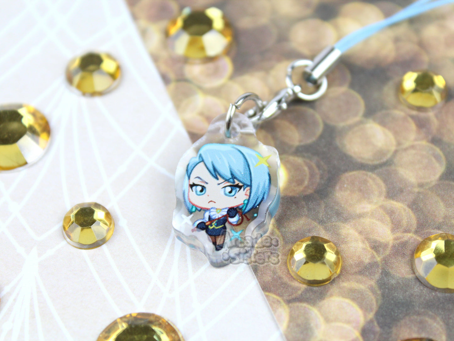 Pointing Lawyer Phone Charm