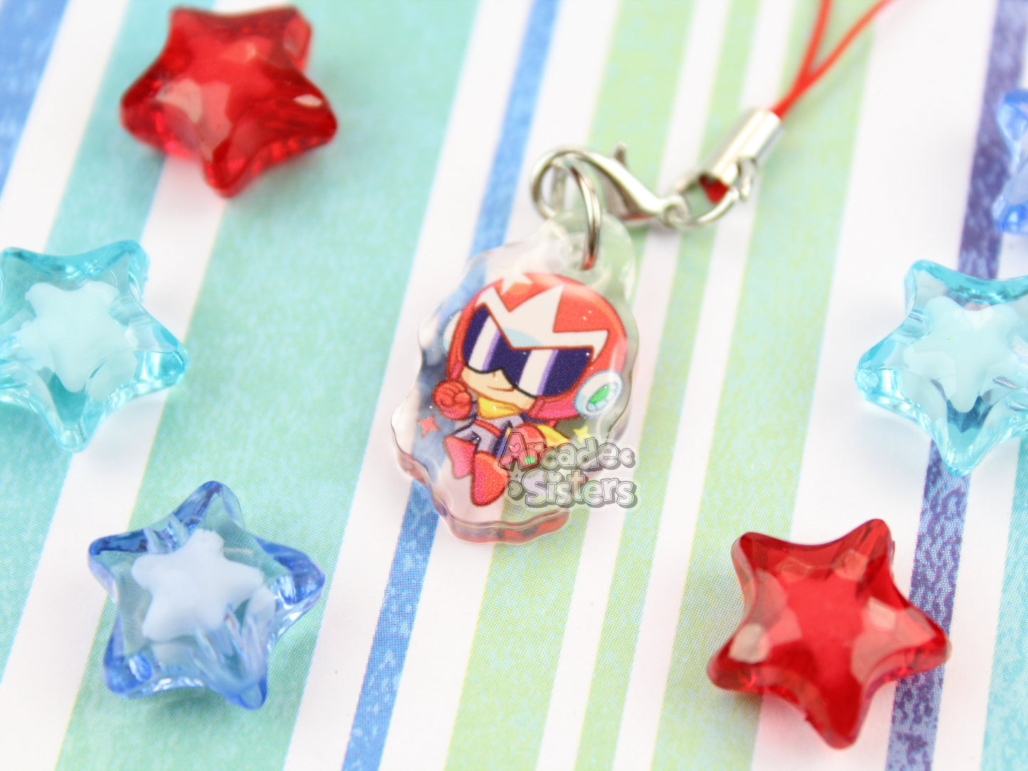 Megaman Phone Charm