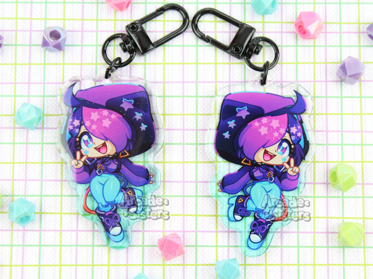 Arcade Sisters Keychain
