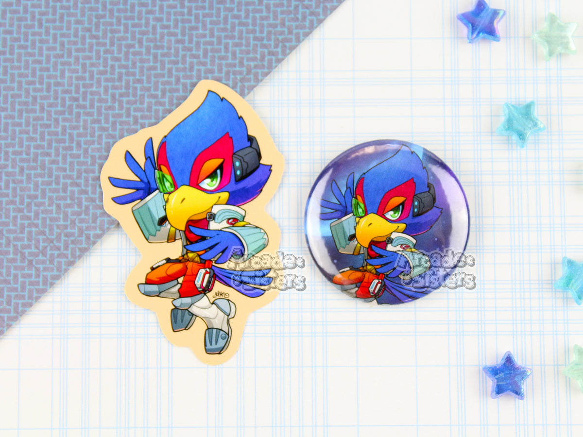Starfox Stickers & Badges
