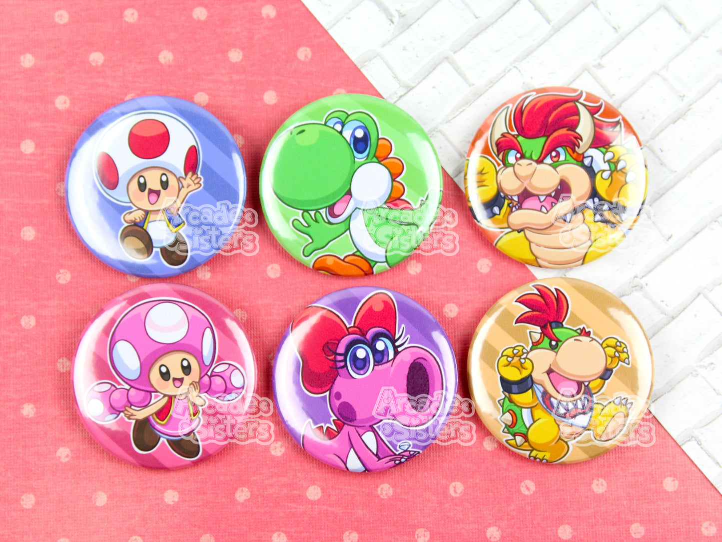 Mario Stickers & Badges