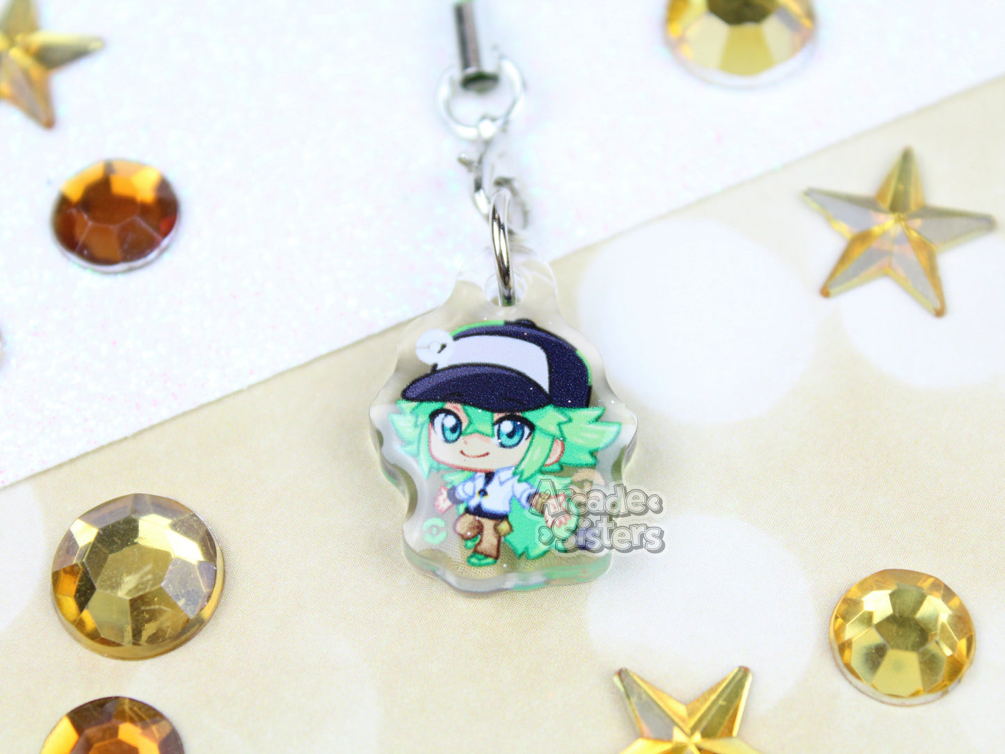 Poke Man Phone Charm