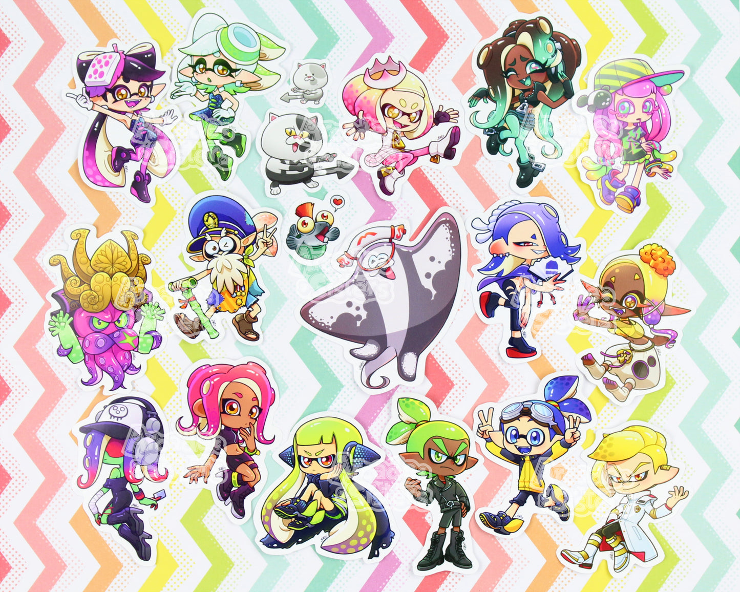 Splatoon Stickers & Badges