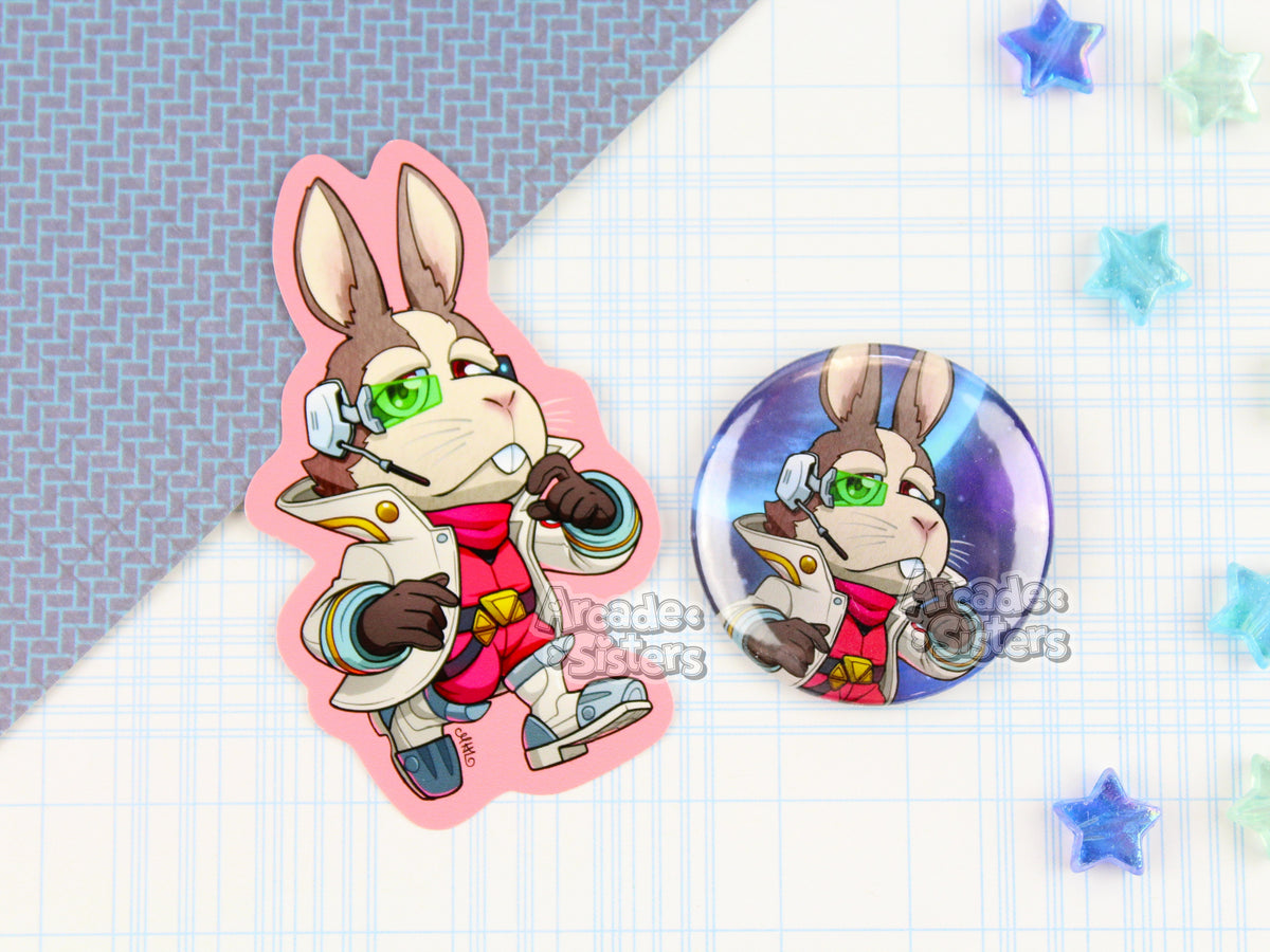Starfox Stickers & Badges