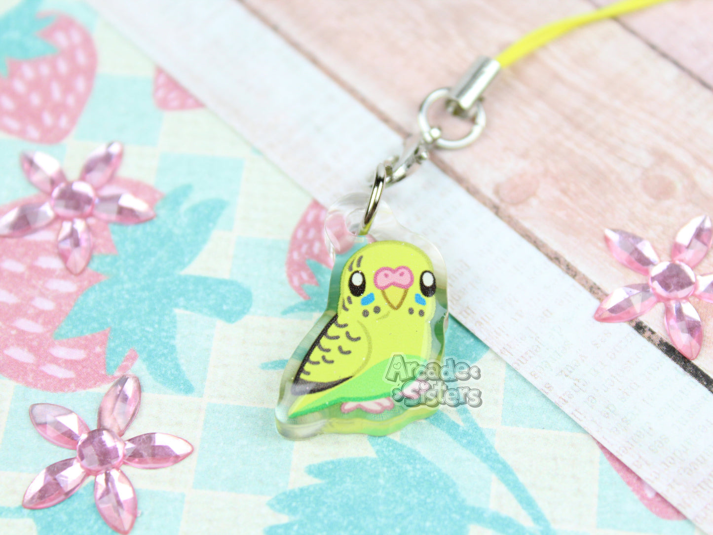 Budgies Phone Charms
