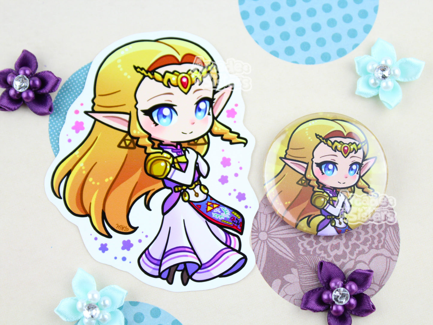 Ocarina & Majora Stickers & Badges