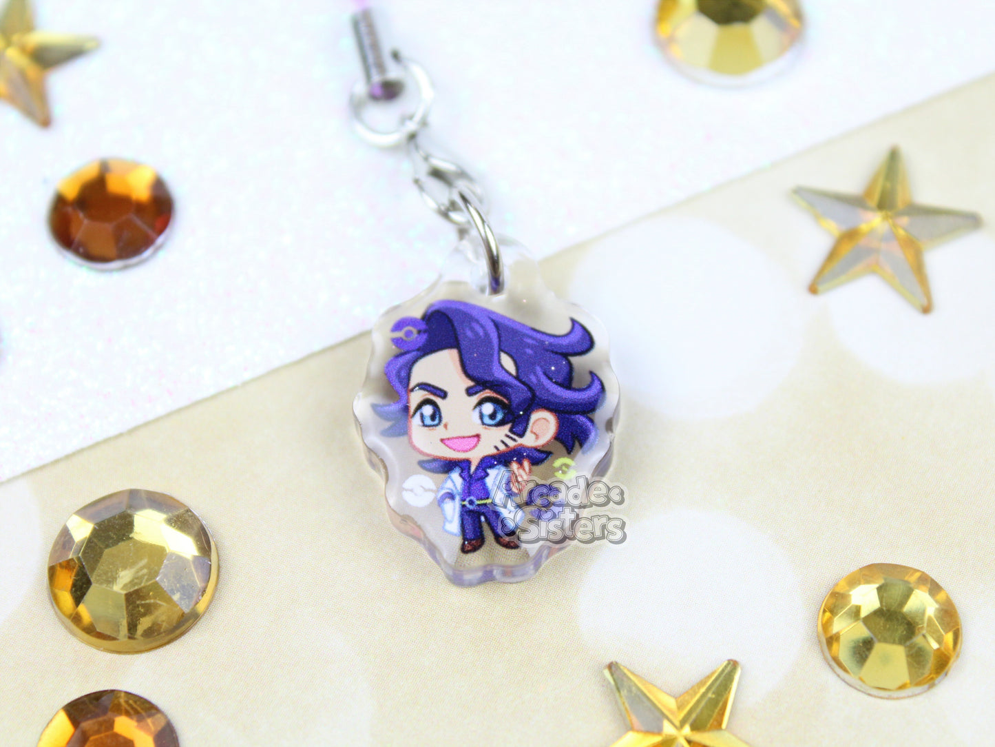 Poke Man Phone Charm