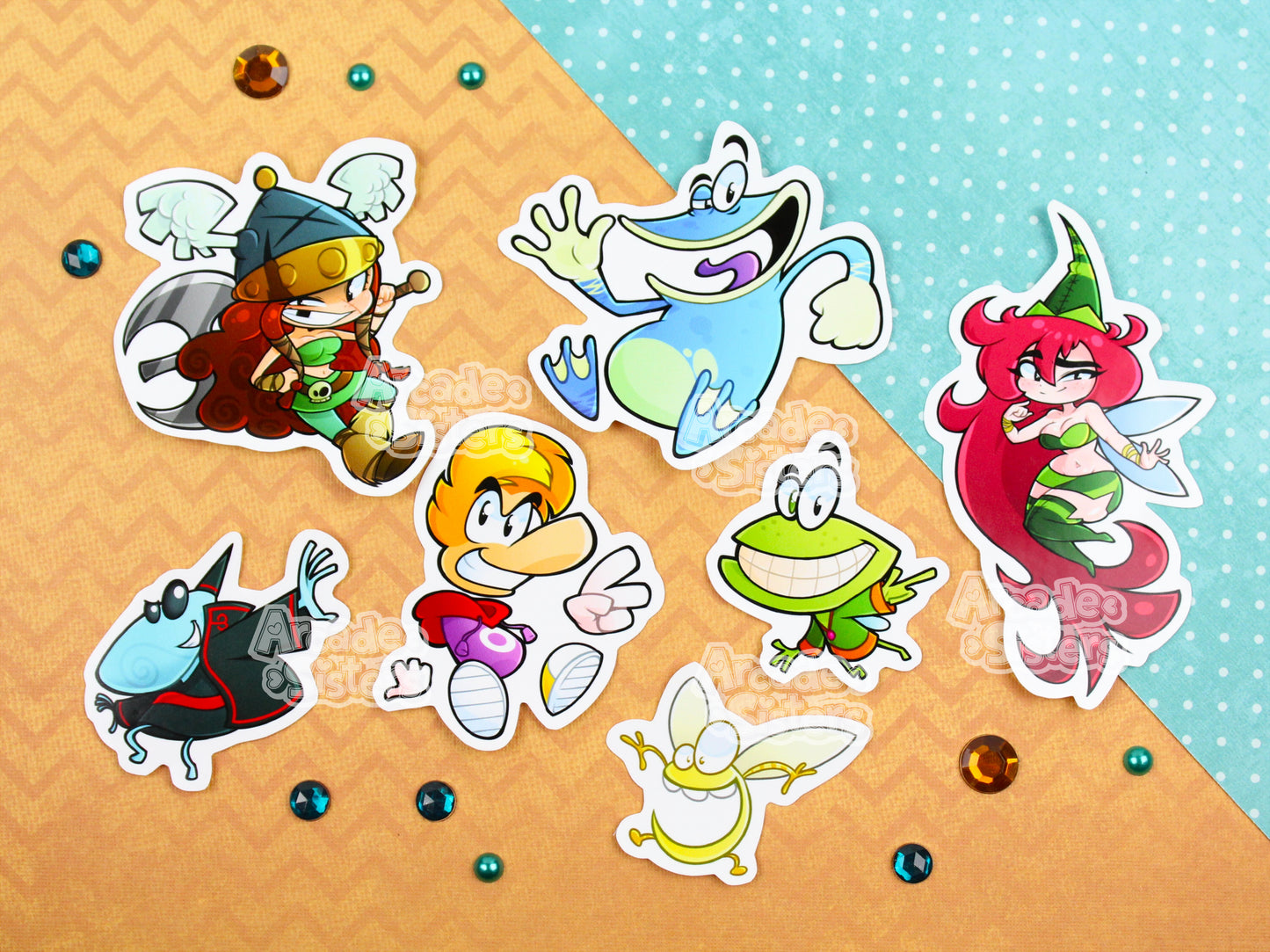 Rayman Stickers & Badges