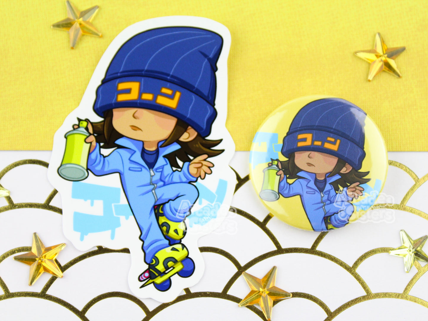 Jet Set Radio Stickers & Badges