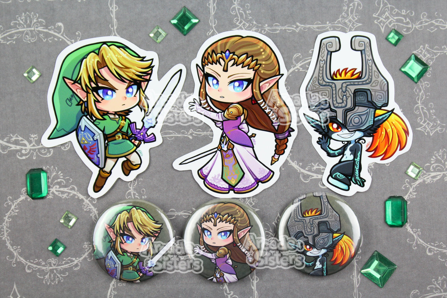 Twilight Princess Stickers & Badges