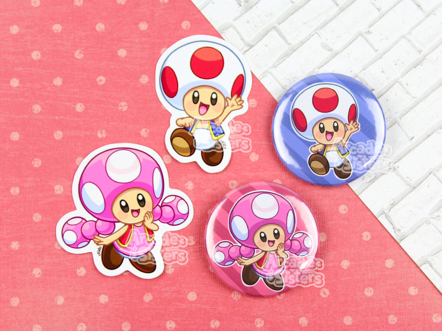 Mario Stickers & Badges