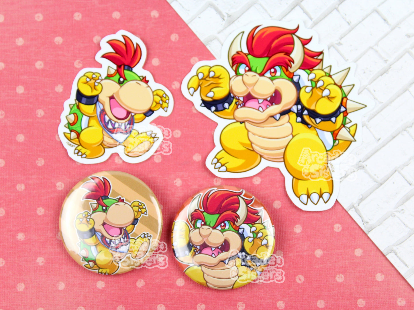 Mario Stickers & Badges