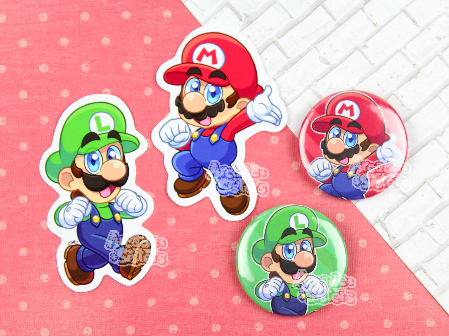 Mario Stickers & Badges