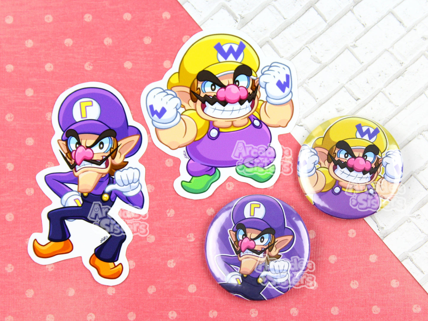 Mario Stickers & Badges