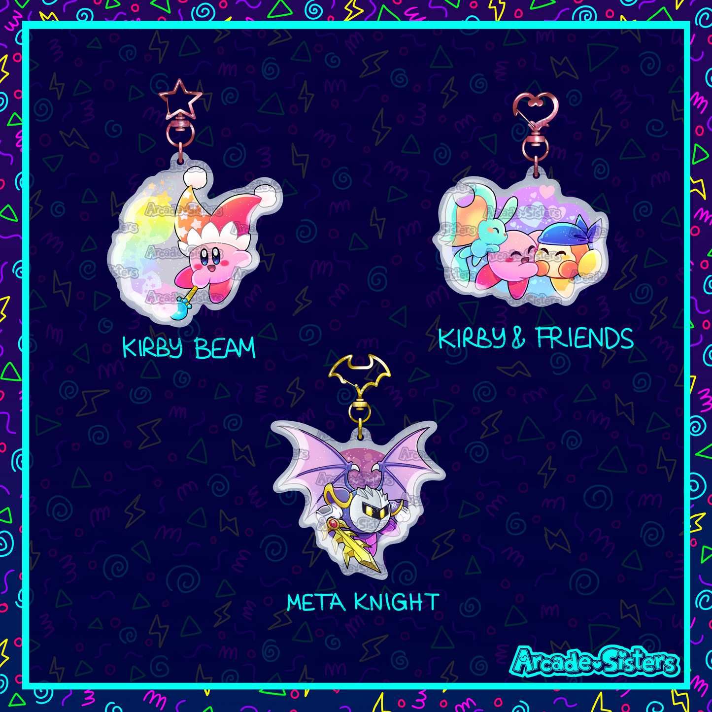 Kirby & Friends Keychain [NO RESTOCK]