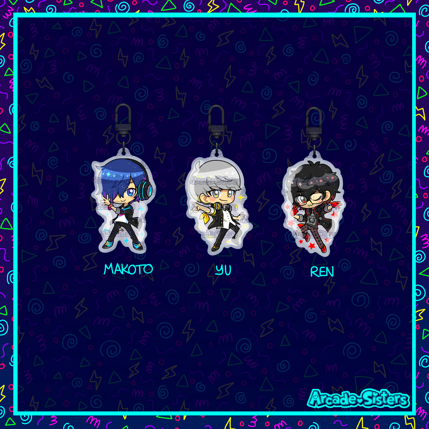 Persona Dancing Keychain