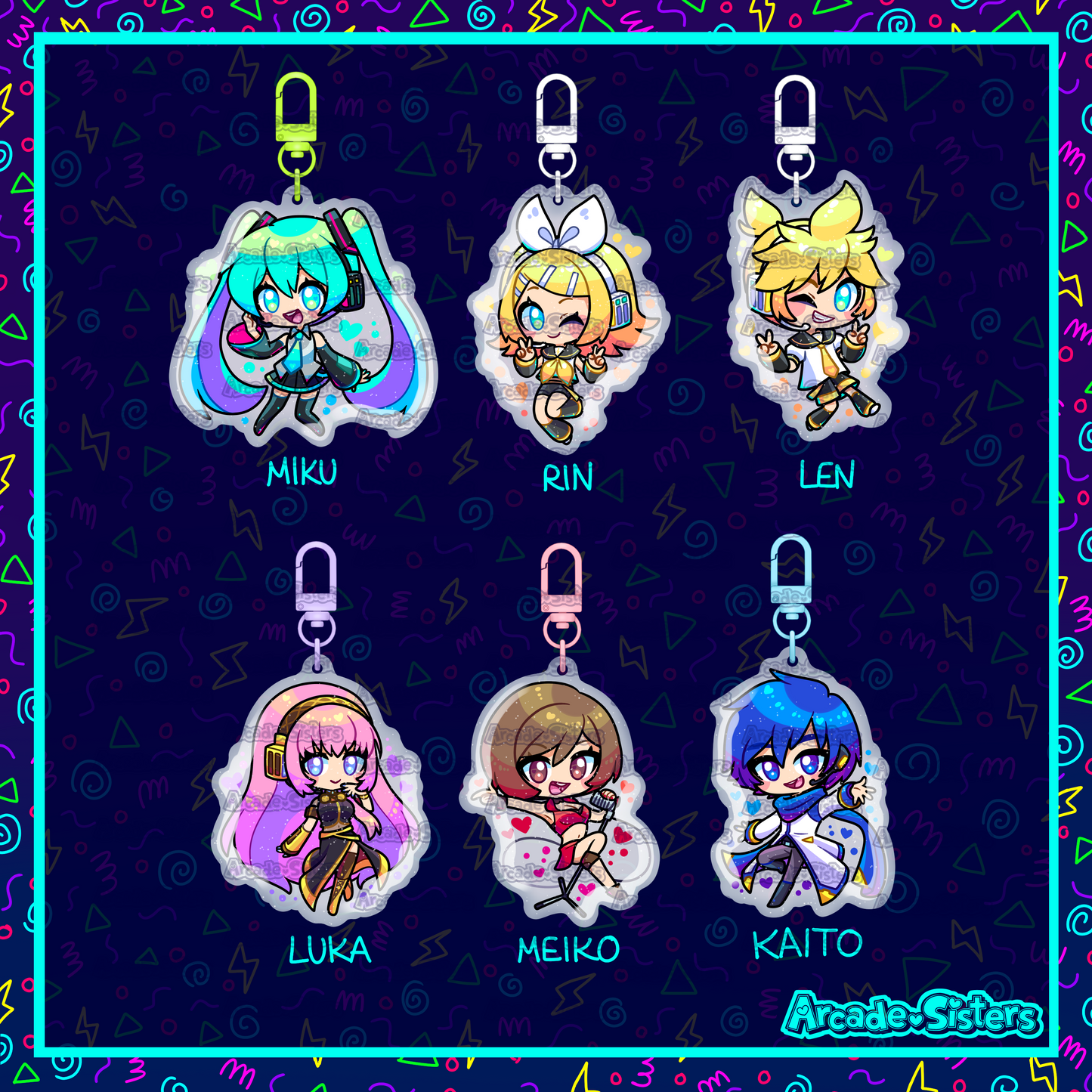 Vocaloid Keychain